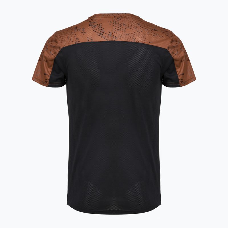 Men's running top Mizuno Active DryAeroFlow Graphic copper brown 2