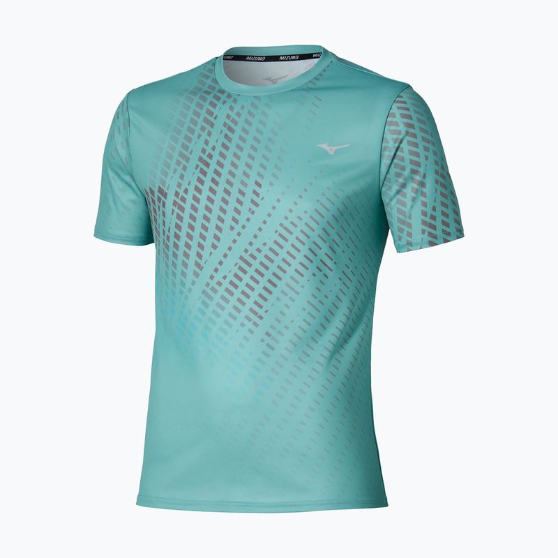 Men's running top Mizuno Core Graphic Tee aquifer 2