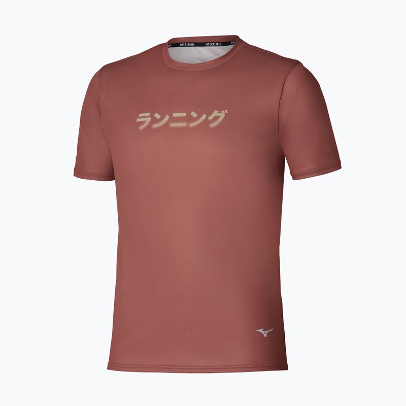 Men's running top Mizuno Core Graphic TeeT-shirt do biegania męska Mizuno Core Graphic Tee copper brown 2