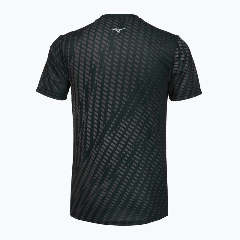 Men's running top Mizuno Core Graphic Tee black/gray 2