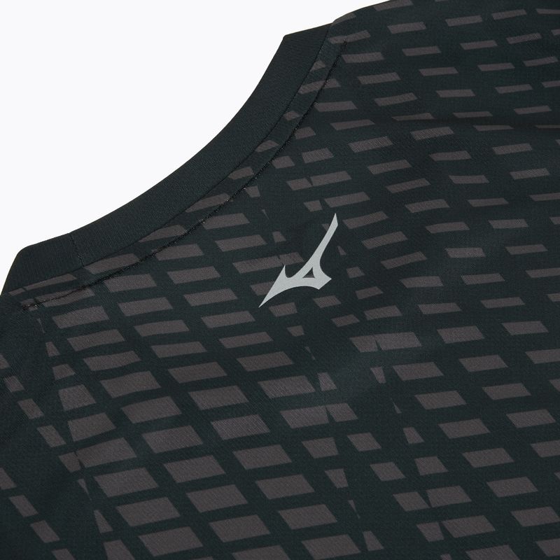 Men's running top Mizuno Core Graphic Tee black/gray 4