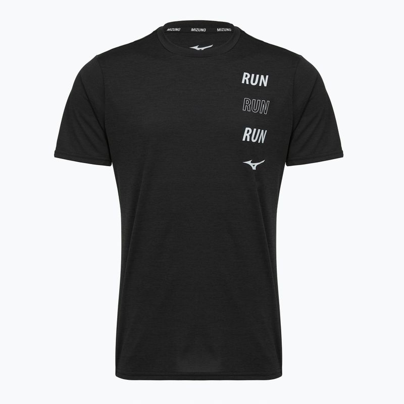 Men's running shirt Mizuno Core Run Short Sleeve Tee black