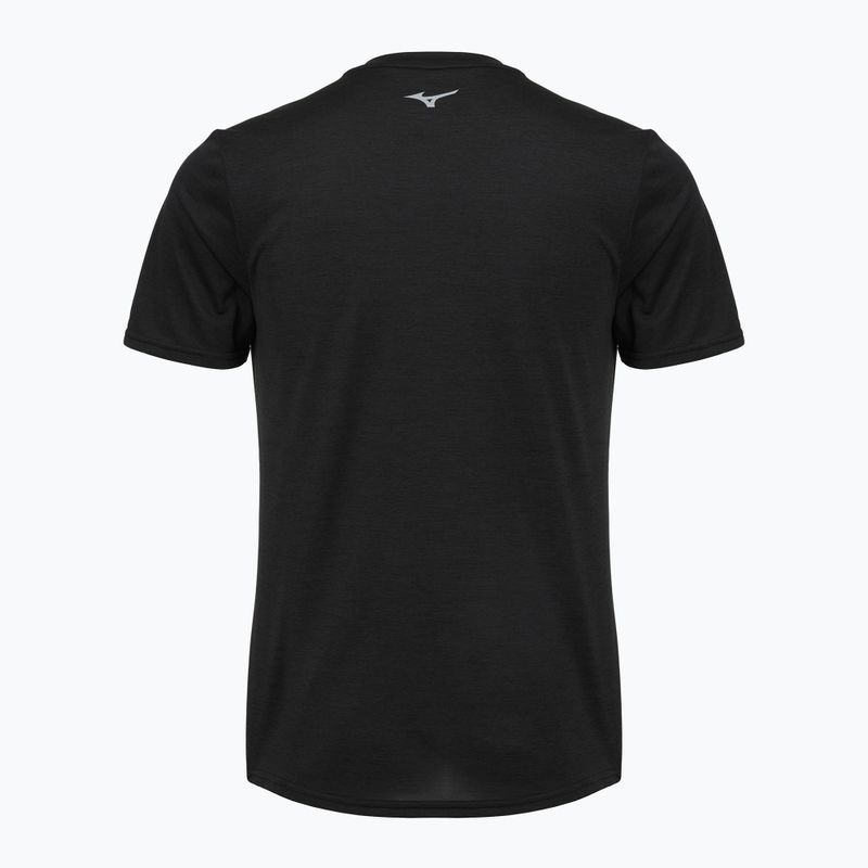 Men's running shirt Mizuno Core Run Short Sleeve Tee black 2