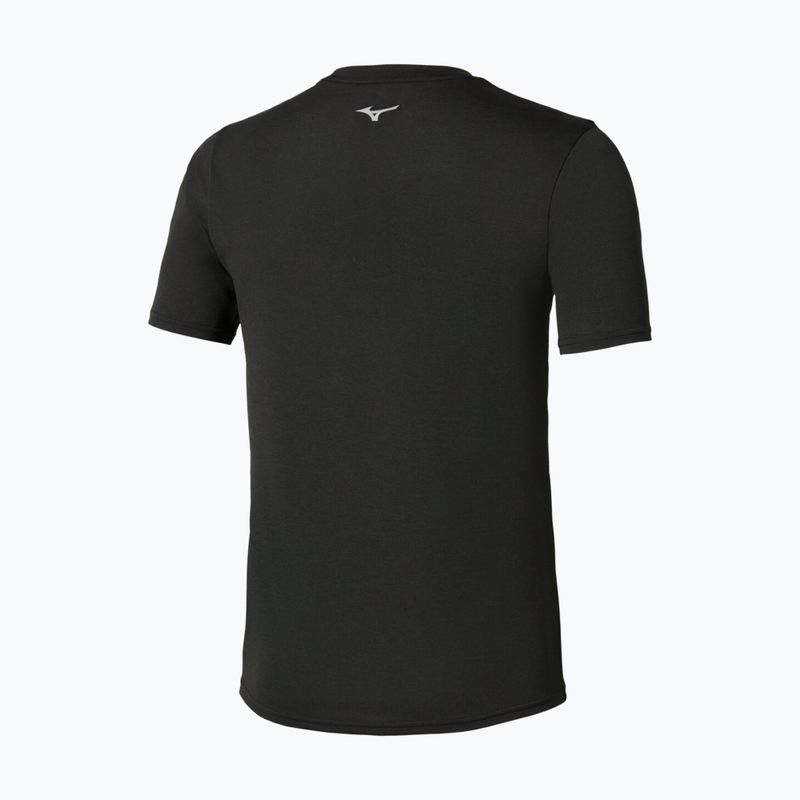 Men's running shirt Mizuno Core Run Short Sleeve Tee black 2