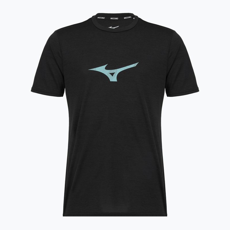 Men's running top Mizuno Core Runbird Tee black