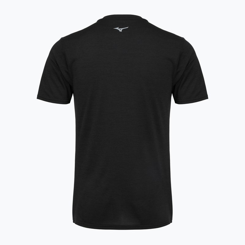 Men's running top Mizuno Core Runbird Tee black 2