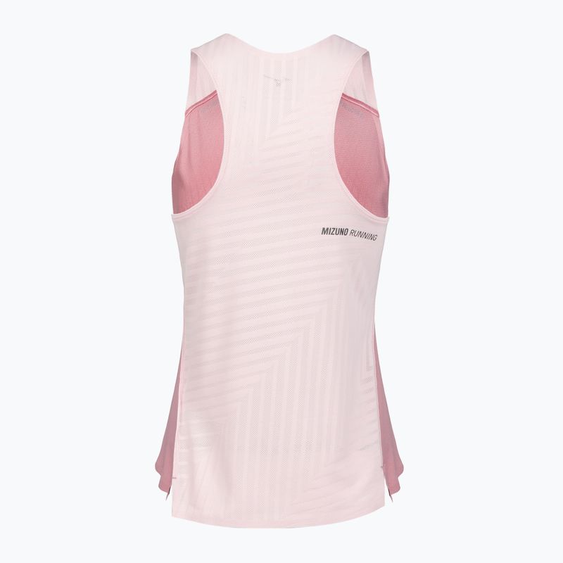 Women's running shirt Mizuno Tech Light Singlet rose elegance 2