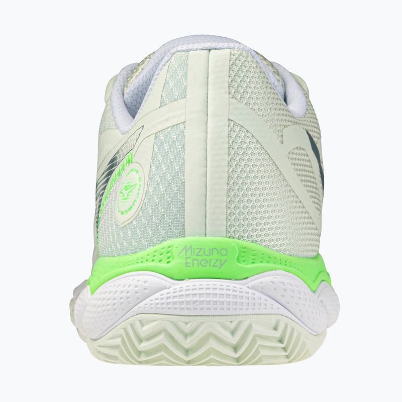 Women's padel shoes Mizuno Wave Enforce Court Padel phantom green/white/glowing ap 3
