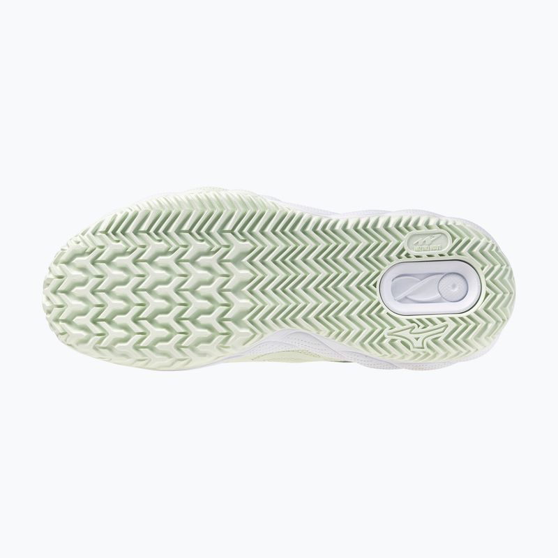 Women's padel shoes Mizuno Wave Enforce Court Padel phantom green/white/glowing ap 4
