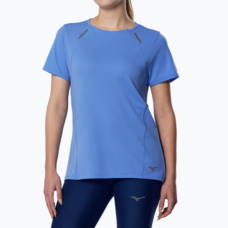 Women's running top Mizuno Active DryAeroFlow Tee ultramarie
