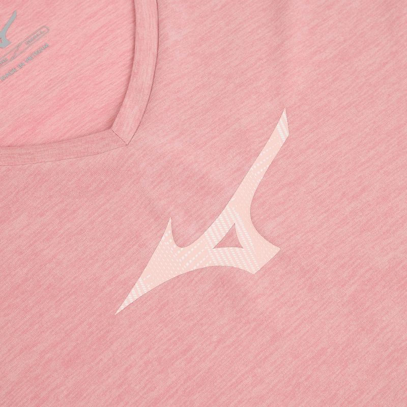 Women's running top Mizuno Core Runbird Tee rose elegance 3