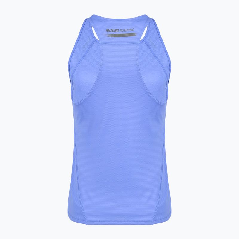 Women's running top Mizuno Active DryAeroFlow Tank Top ultramarie 2