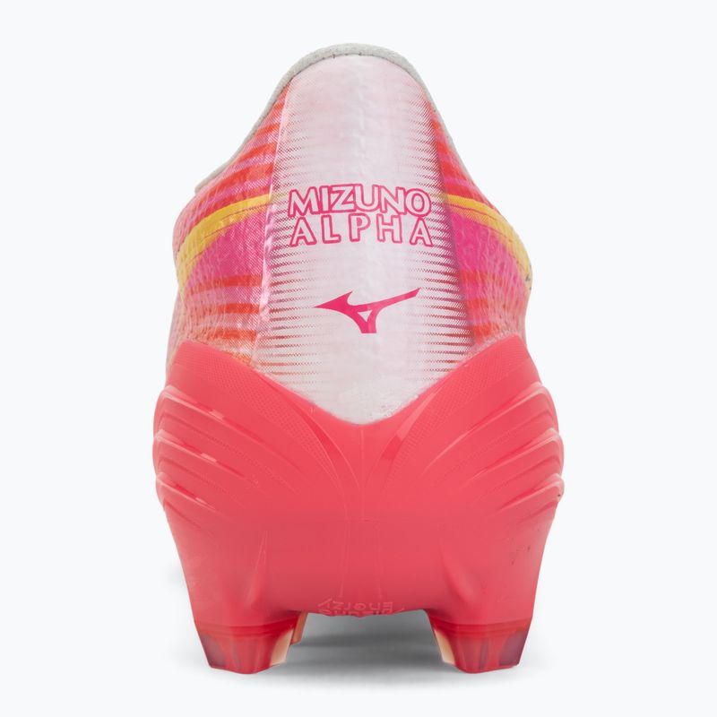 Football boots Mizuno Alpha III Japan FG white/fuchsia purple 6
