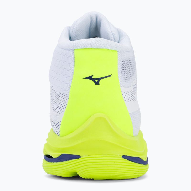 Volleyball shoes Mizuno Wave Lightning Pro Mid white/lighting yellow/dazzling blue 6