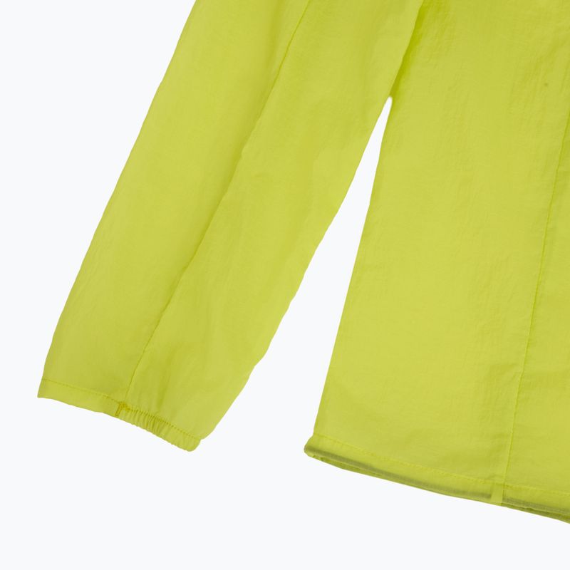 Men's running jacket Mizuno Tech Light Hooded lightning yellow 4