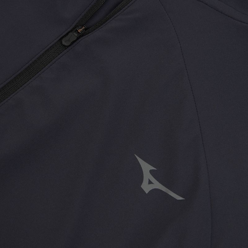 Men's running jacket Mizuno Active Alpha Hooded black 4