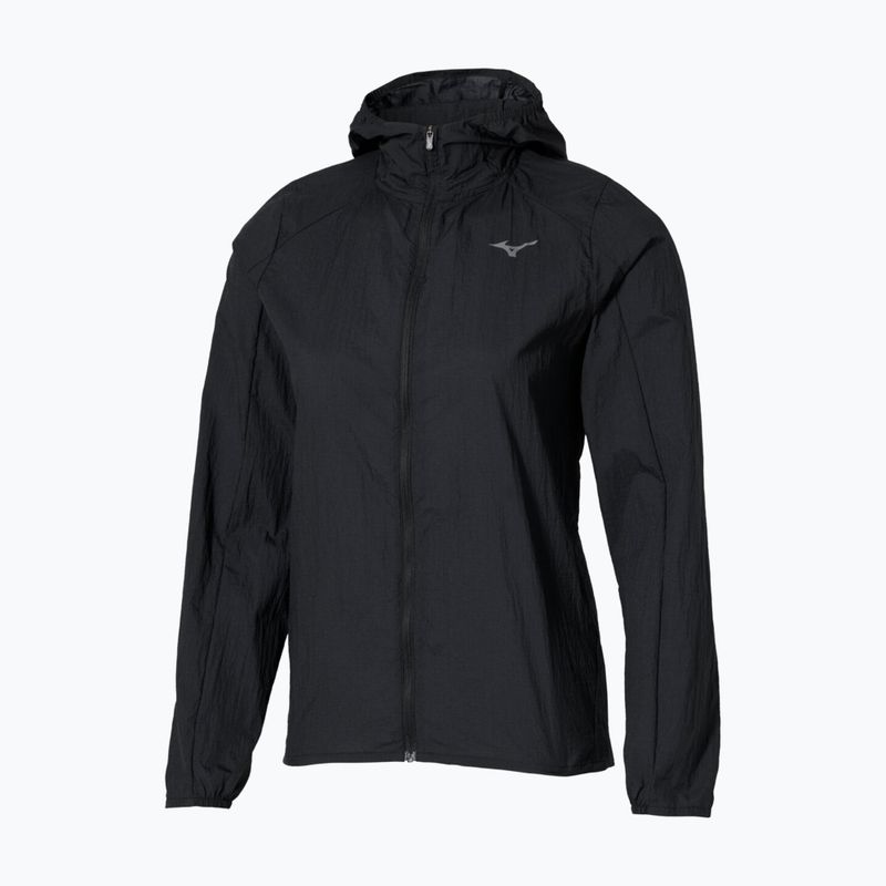 Women's running jacket Mizuno Tech Light Hooded Jacket black 3
