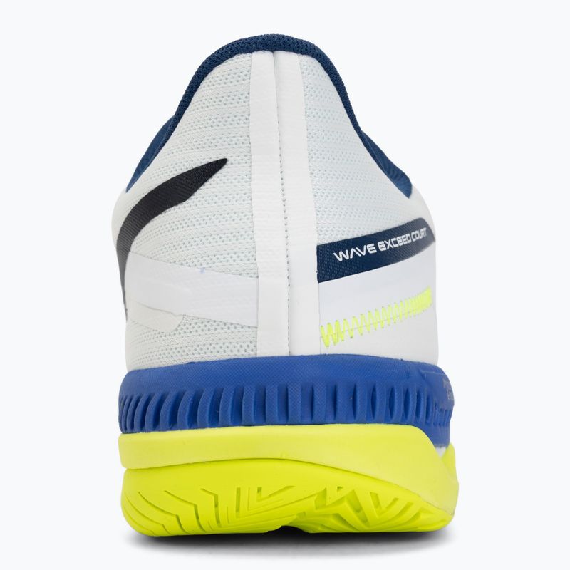 Tennis shoes Mizuno Wave Exceed Court AC white/dazzling blue/lightning 6