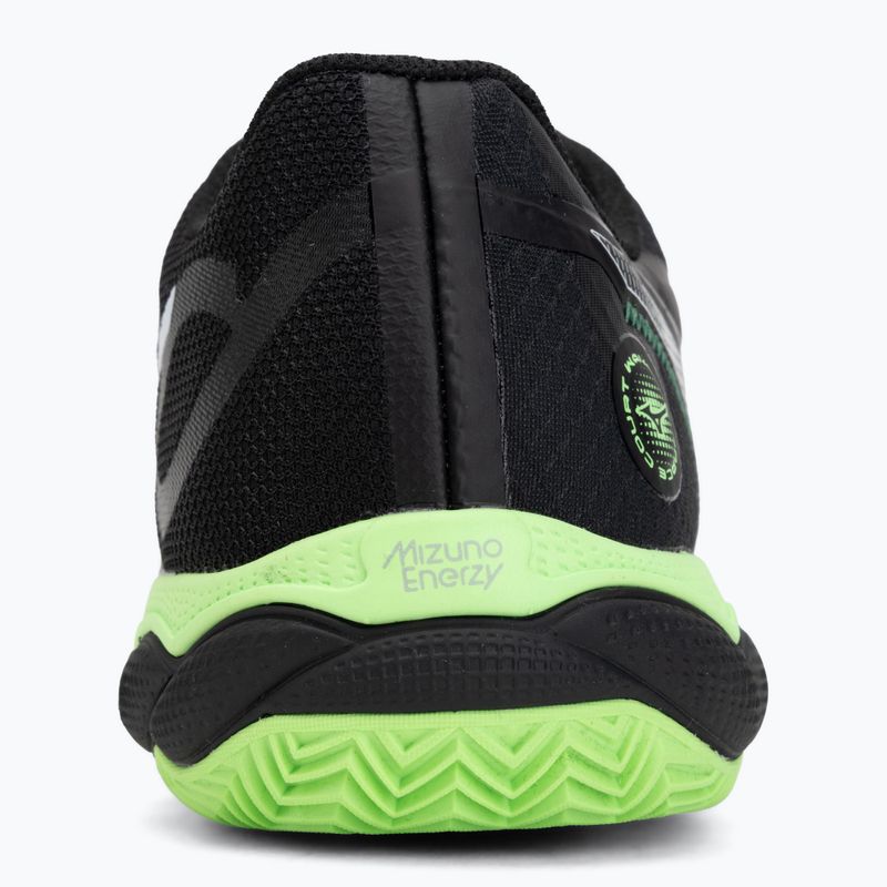 Padel shoes Mizuno Wave Enforce Court Padel black/foliage green/glowing ap 6