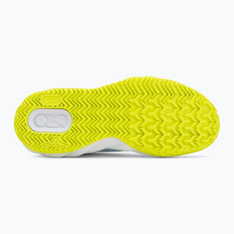 Women's tennis shoes Mizuno Wave Enforce Court CC W ice water/lightning yellow/ancient 4