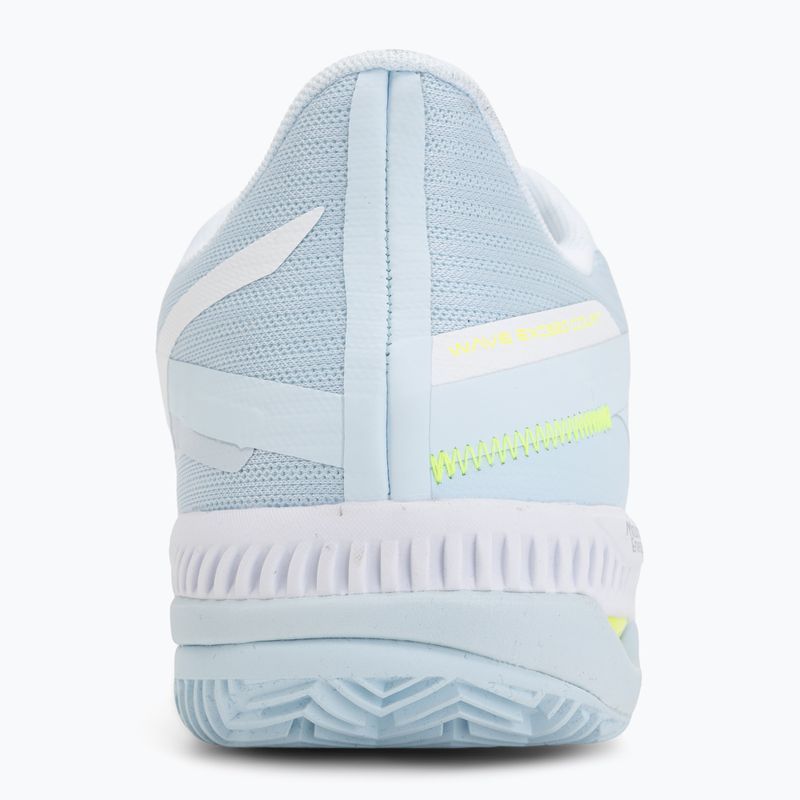 Women's tennis shoes Mizuno Wave Exceed Court CC W ice water/lightning yellow/anc 6