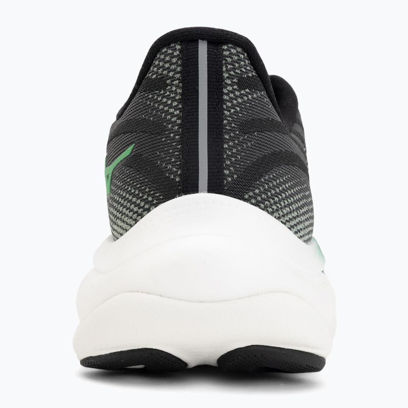 Men's running shoes Mizuno Wave Sky 9 black/goblin green/alpine green 6