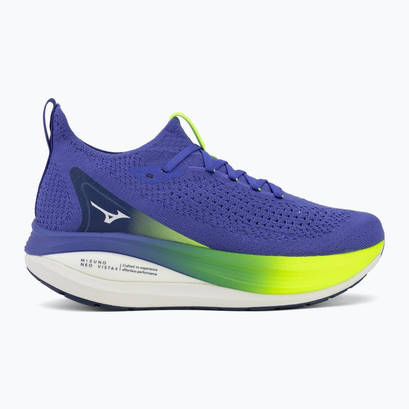 Men's running shoes Mizuno Neo Vista 2 dazzling blue/white/lightning yellow 2