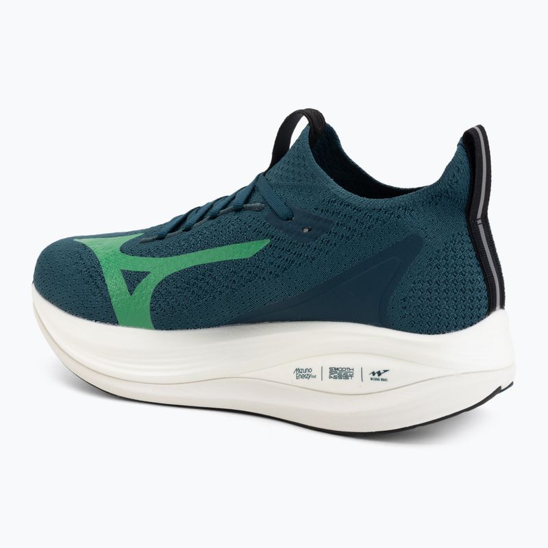 Men's running shoes Mizuno Neo Vista 2 reflecting pond/white/goblin green 3