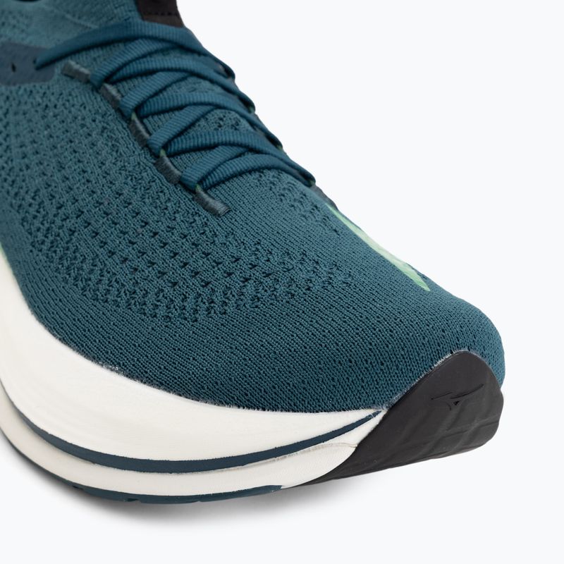 Men's running shoes Mizuno Neo Vista 2 reflecting pond/white/goblin green 7