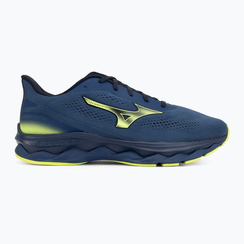 Men's running shoes Mizuno Wave Serene 2 GTX estate blue/lightning yellow 2