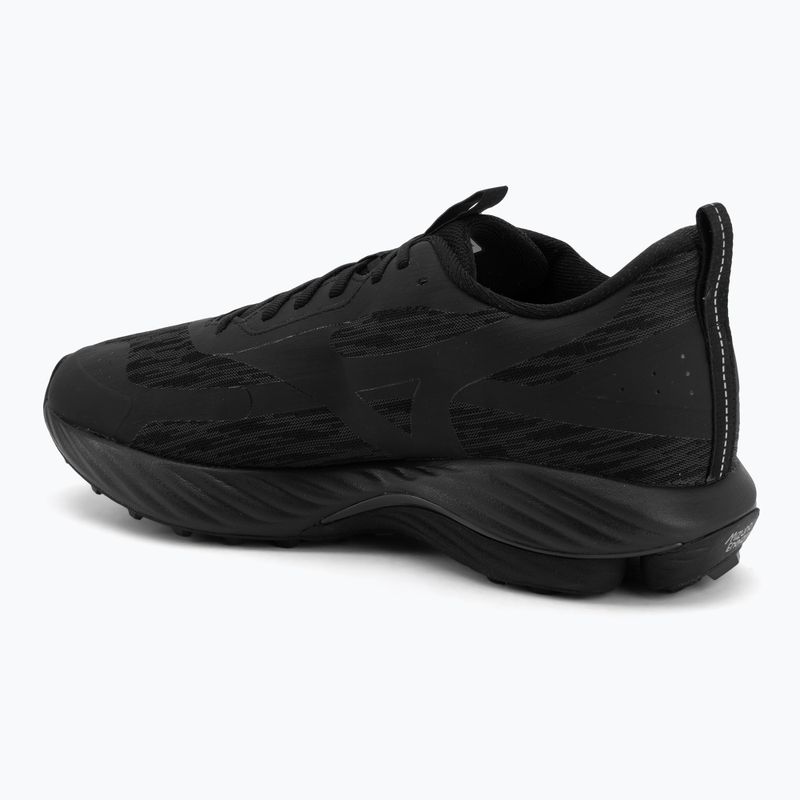 Men's running shoes Mizuno Wave Rider GTX 3 black/black/black sand 3