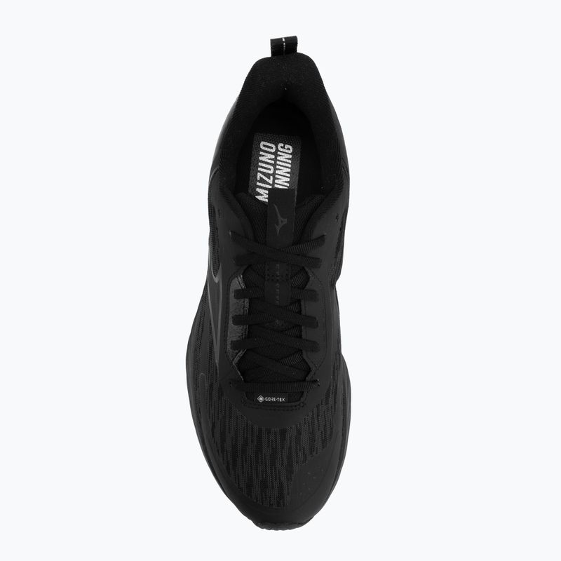 Men's running shoes Mizuno Wave Rider GTX 3 black/black/black sand 5