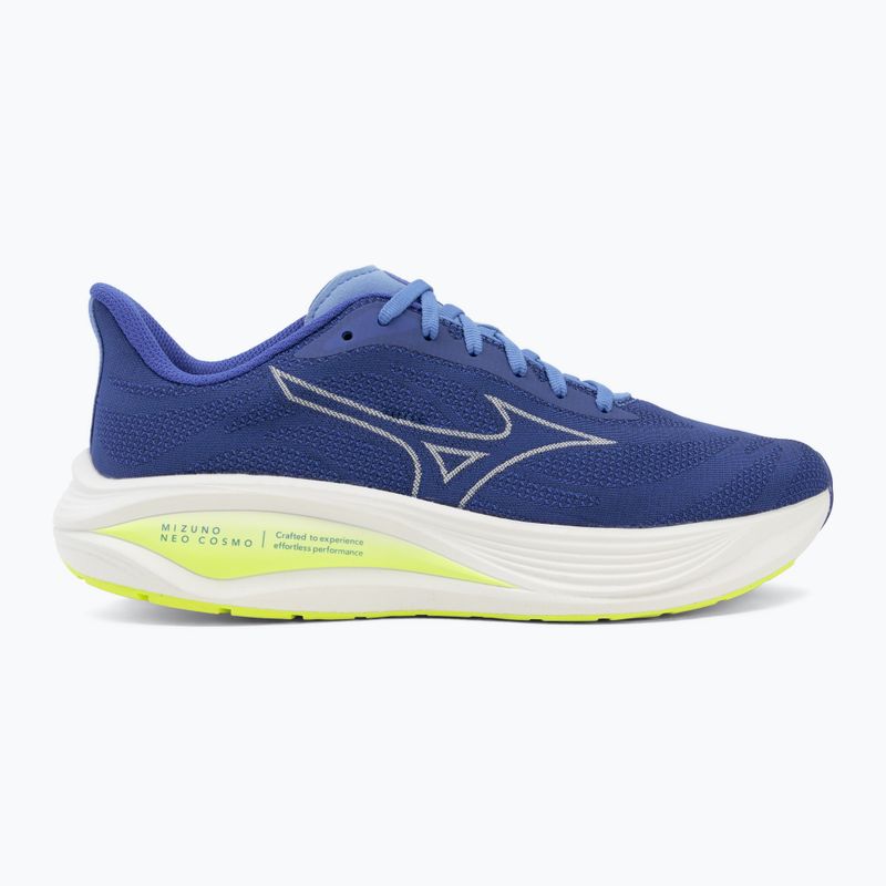 Women's running shoes Mizuno Neo Cosmo dazzling blue/white/lightning yellow 2