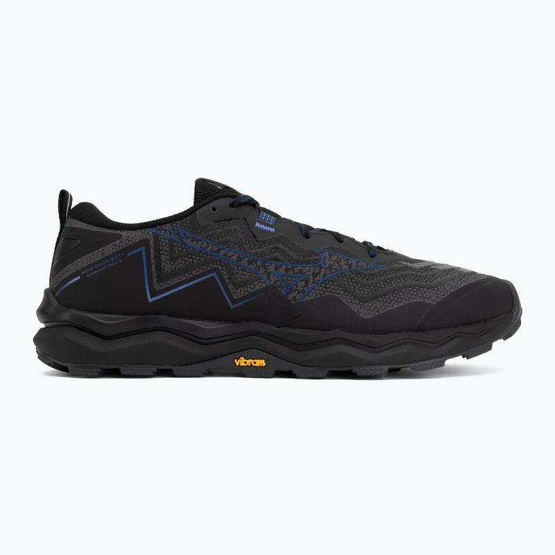 Men's running shoes Mizuno Wave Daichi 9 GTX black/dress blues/black sand 2
