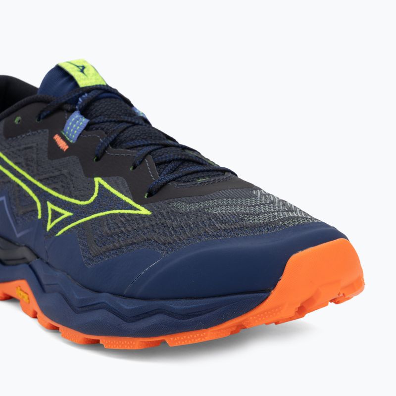 Men's running shoes Mizuno Wave Daichi 9 estate blue/lightning yellow 7