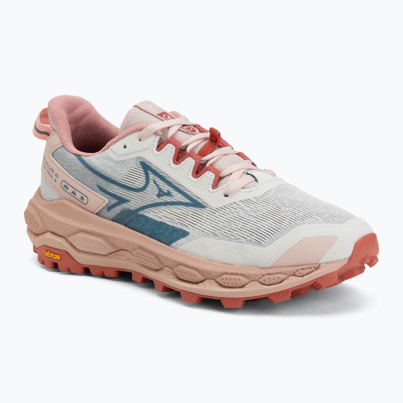 Women's running shoes Mizuno Wave Mujin 11 snow white/larkspur/faded rode