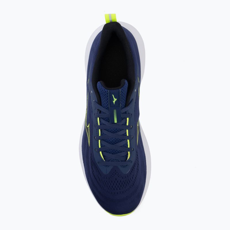 Running shoes Mizuno Enerzy Runnerz 2 estate blue/lightning yellow 5