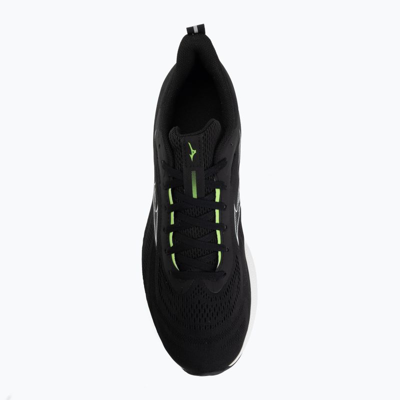 Running shoes Mizuno Enerzy Runnerz 2 black/glowing apple/gf white 5
