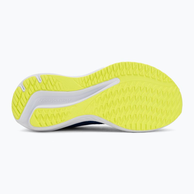 Children's running shoes Mizuno Enerzy Rider Jr surf the web/lightning yellow 4