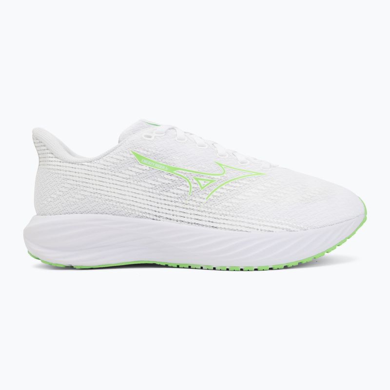 Children's running shoes Mizuno Enerzy Rider Jr white/glowing apple 2