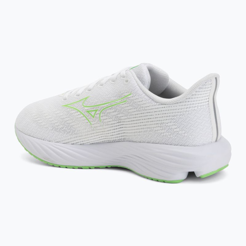 Children's running shoes Mizuno Enerzy Rider Jr white/glowing apple 3