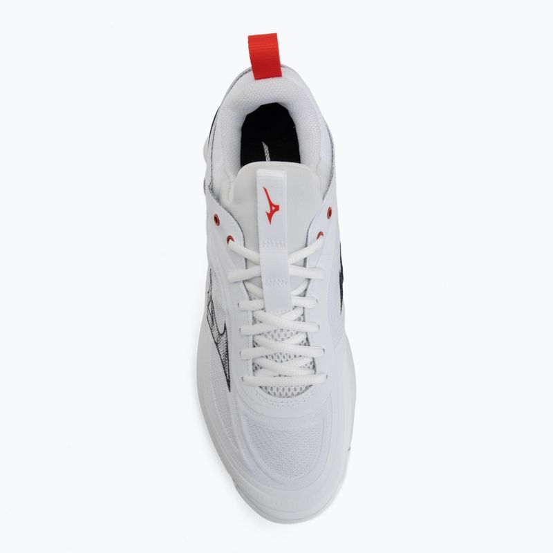 Volleyball shoes Mizuno Wave Luminous 3 white/black/fiery red 5