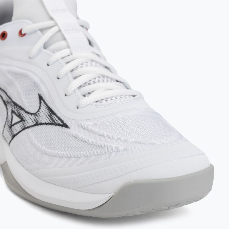 Volleyball shoes Mizuno Wave Luminous 3 white/black/fiery red 7