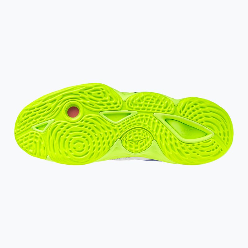 Volleyball shoes Mizuno Wave Momentum Elite white/lightning yellow/dazzling blue 9