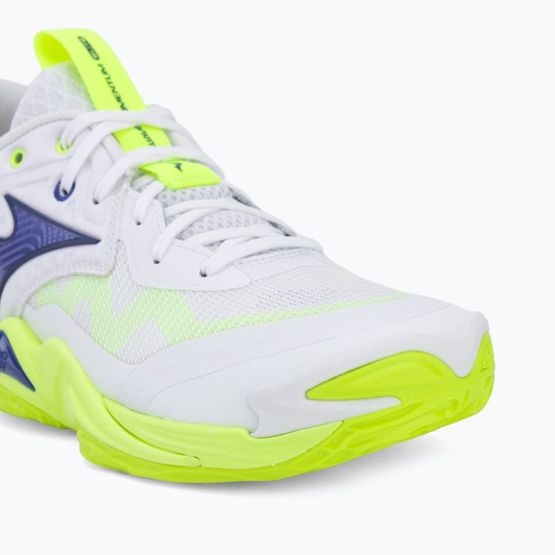 Volleyball shoes Mizuno Wave Momentum Elite white/lightning yellow/dazzling blue 7