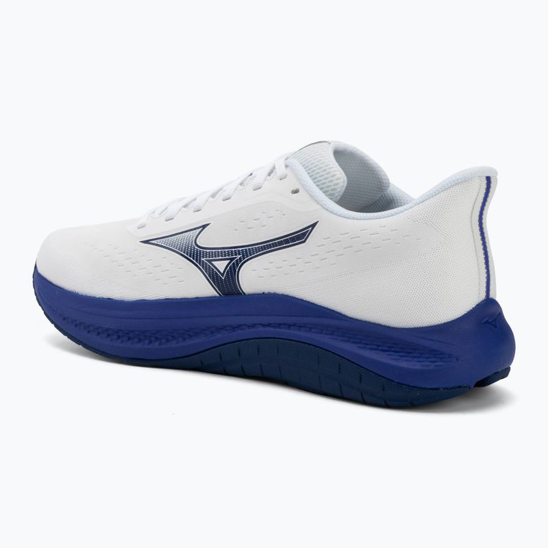 Men's running shoes Mizuno Fortrush white/estate blue/lightning yellow 3