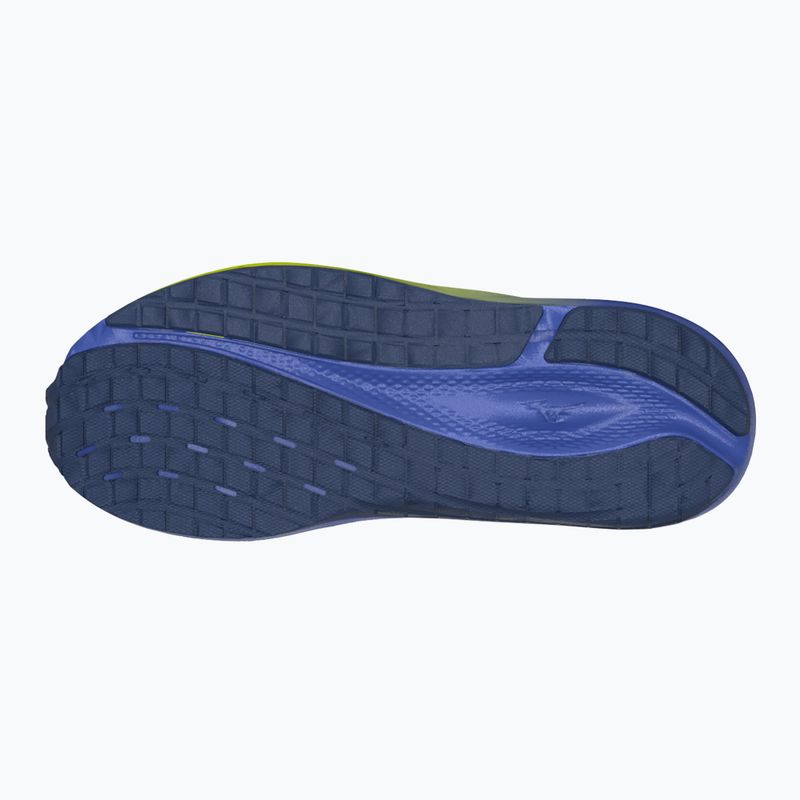 Men's running shoes Mizuno Fortrush white/estate blue/lightning yellow 2