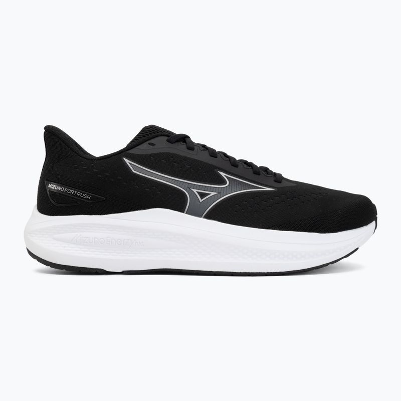 Men's running shoes Mizuno Fortrush black/silver/white 2
