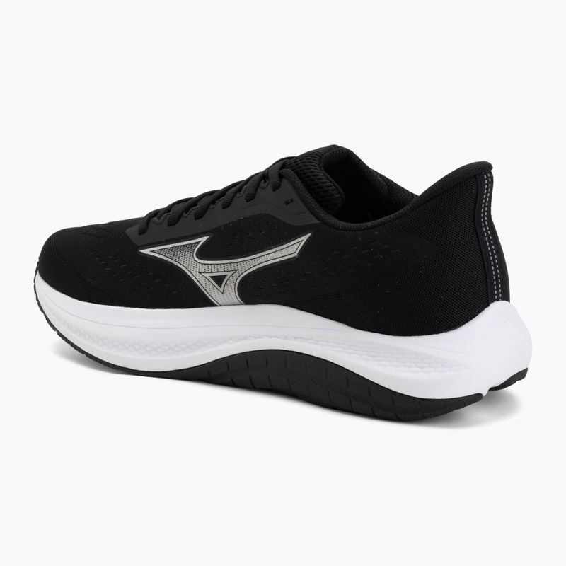 Men's running shoes Mizuno Fortrush black/silver/white 3