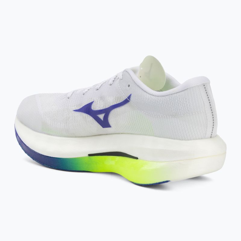 Running shoes Mizuno Hyperwarp Pro dazzling blue/white/surf the web 3